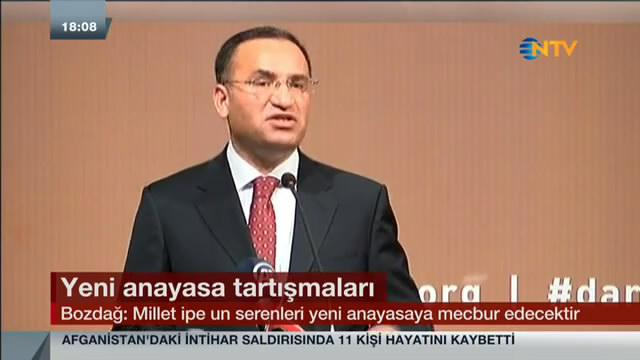 Adalet Bakanı  Bekir Bozdağ, "Dünyada ve Türkiye'de Darbe Yargılamaları Uluslararası Sempozyumu"na katıldı.